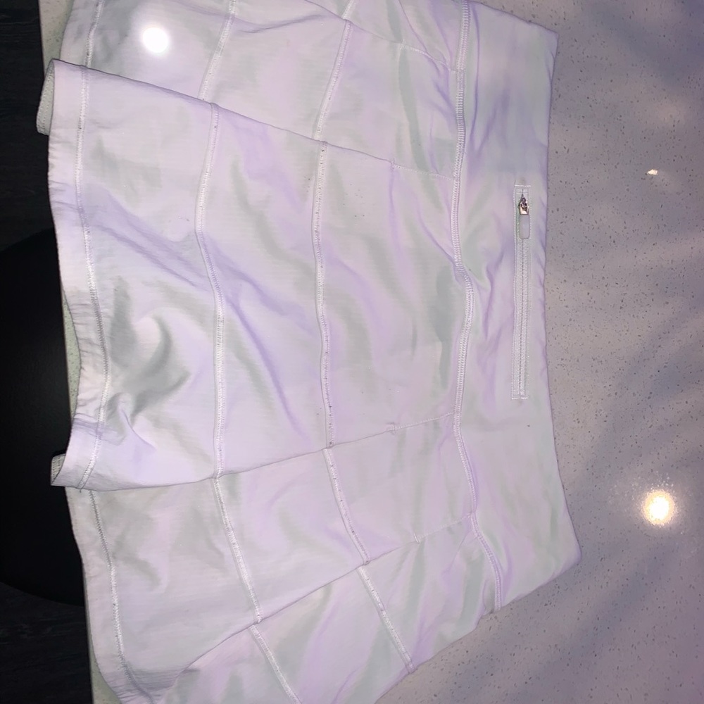 White lululemon skort